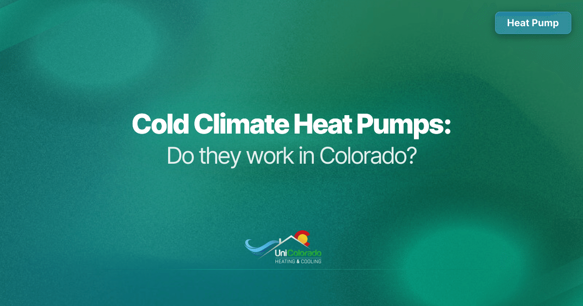 cold climate heat pump colorado